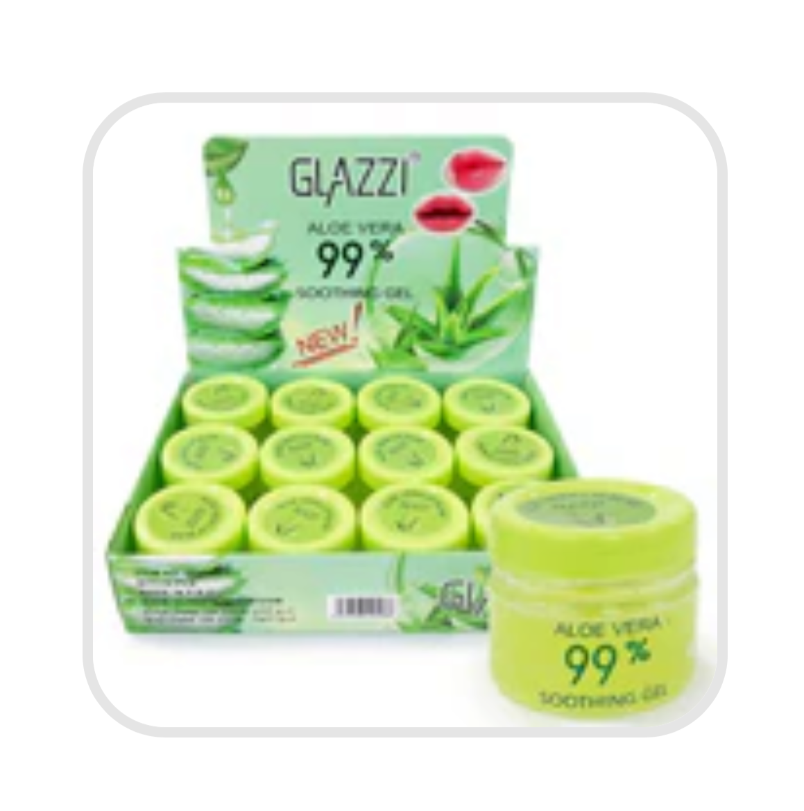 GLAZZI - ALOE VERA 99% MASCARILLA DE LABIOS 🌿