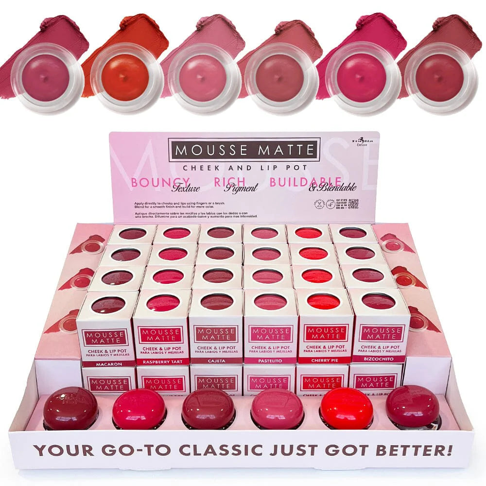 ITALIA DELUXE - Mousse Matte Cheek & Lip Pot 💋