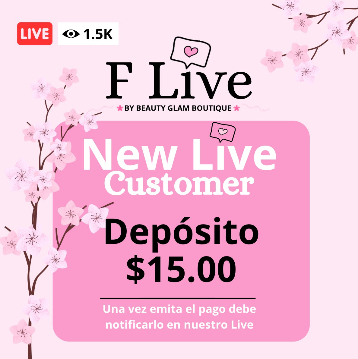 New Live Customer
