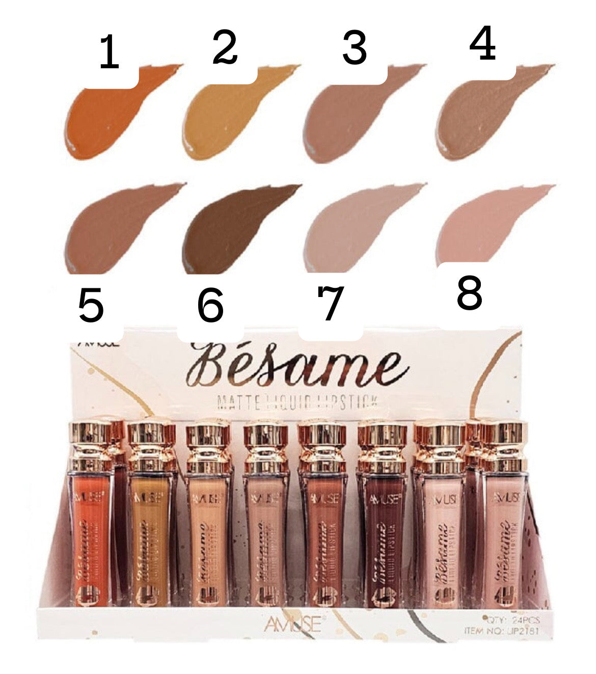 AMUSE - BÉSAME MATTE LIQUID LIPSTICK