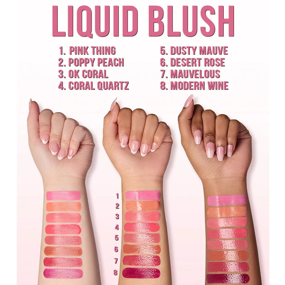 BEAUTY CREATIONS - Blush Líquidos Infusidos con Vit. E