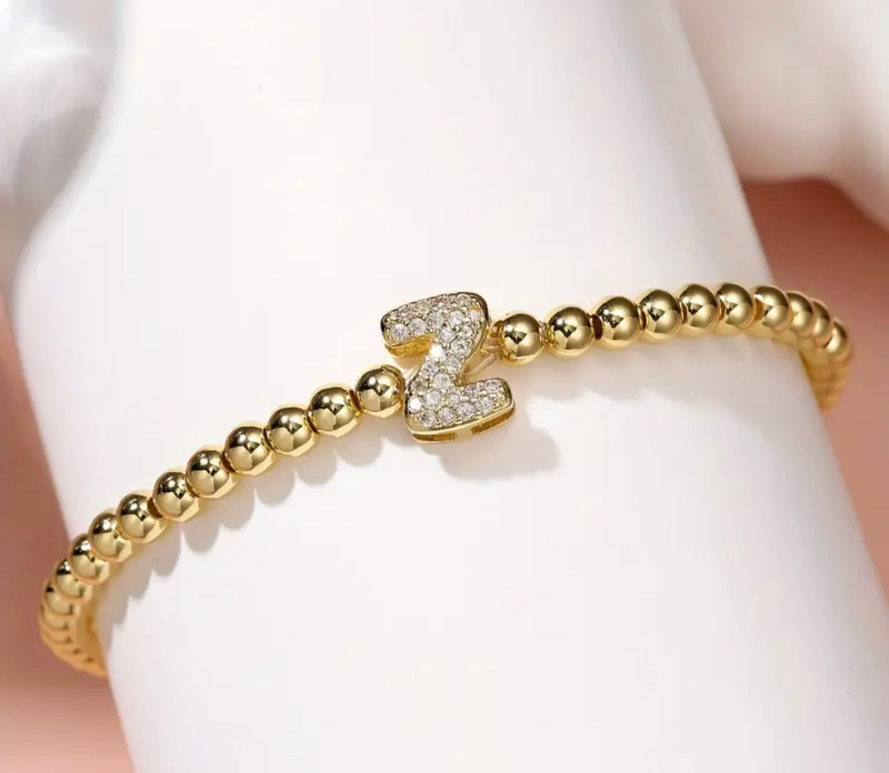 JOYERIA - Pulsera de Letra (Elástica) 1pc