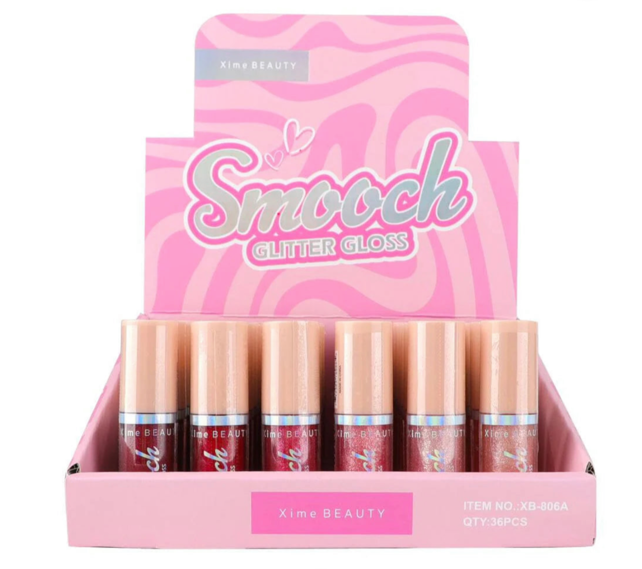 XIME BEAUTY - Smooch Glitter Gloss (Pink)