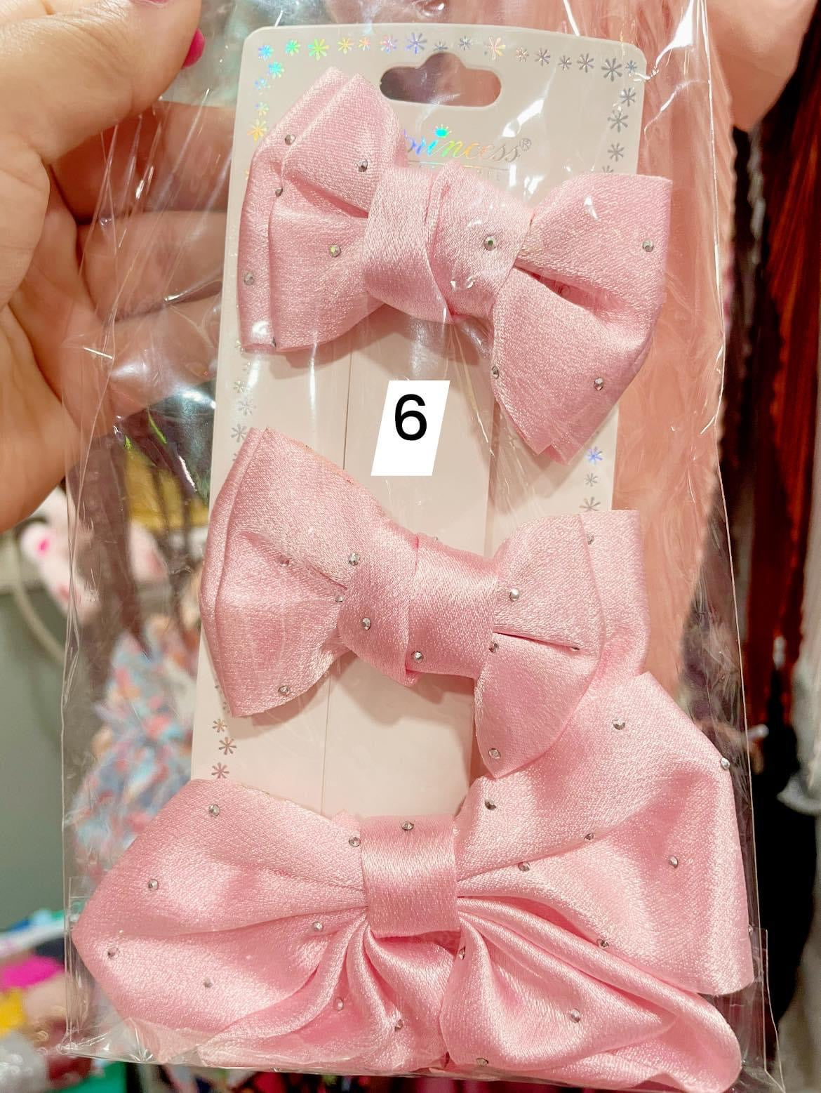 Lazo Coquette - Satinado (Tamaño M-S) 3pcs