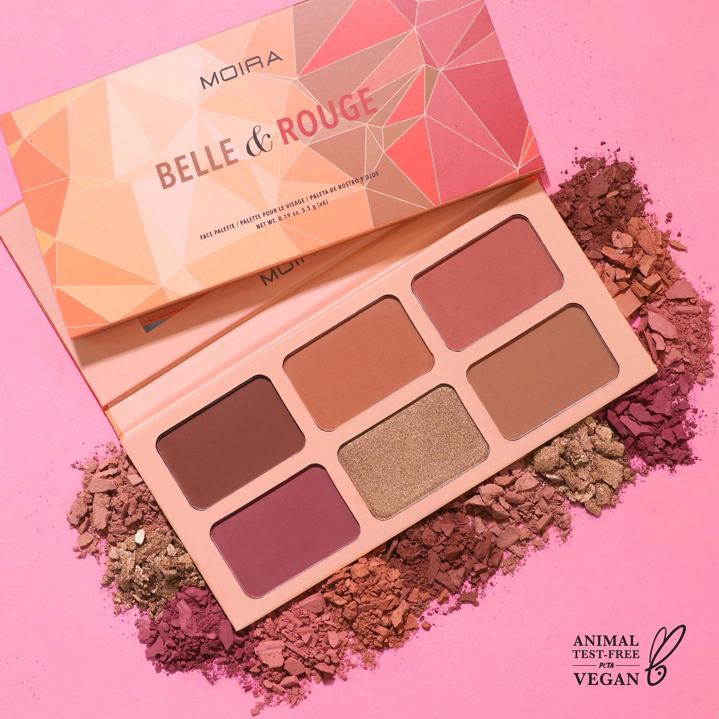 MOIRA - Belle & Rouge Face Palette