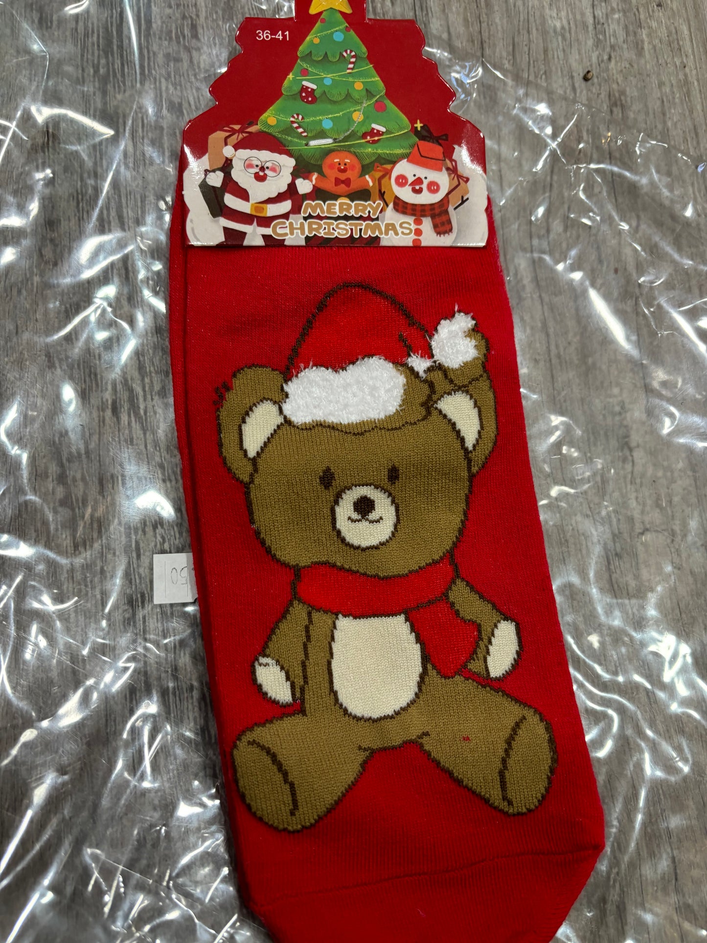 Medias Christmas Oso