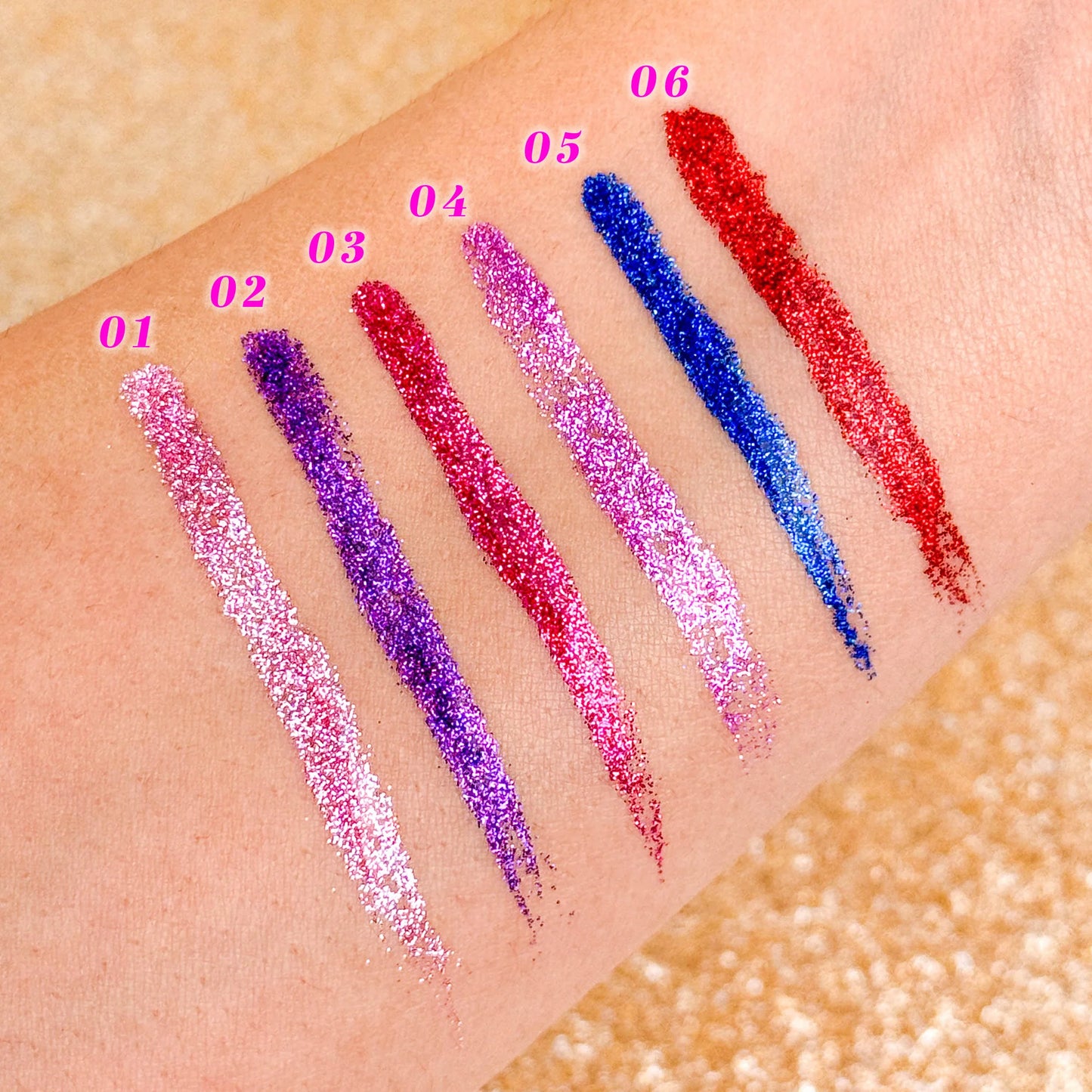 ITALIA DELUXE - STRUCK COLORFUL LIQUID GLITTERS
