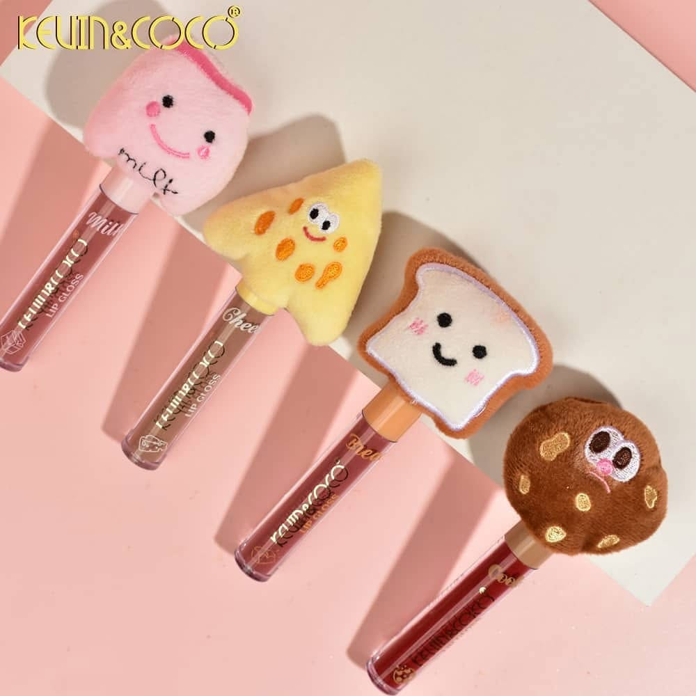 KEVIN & COCO - LipGloss Matte Food 🧀🍞🍪🥛