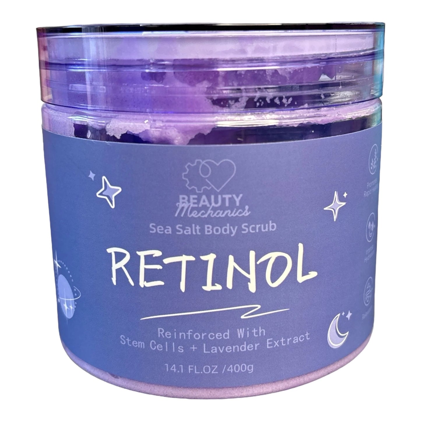 BEAUTY MECHANICS - Retinol Sea Salt Body Scrub