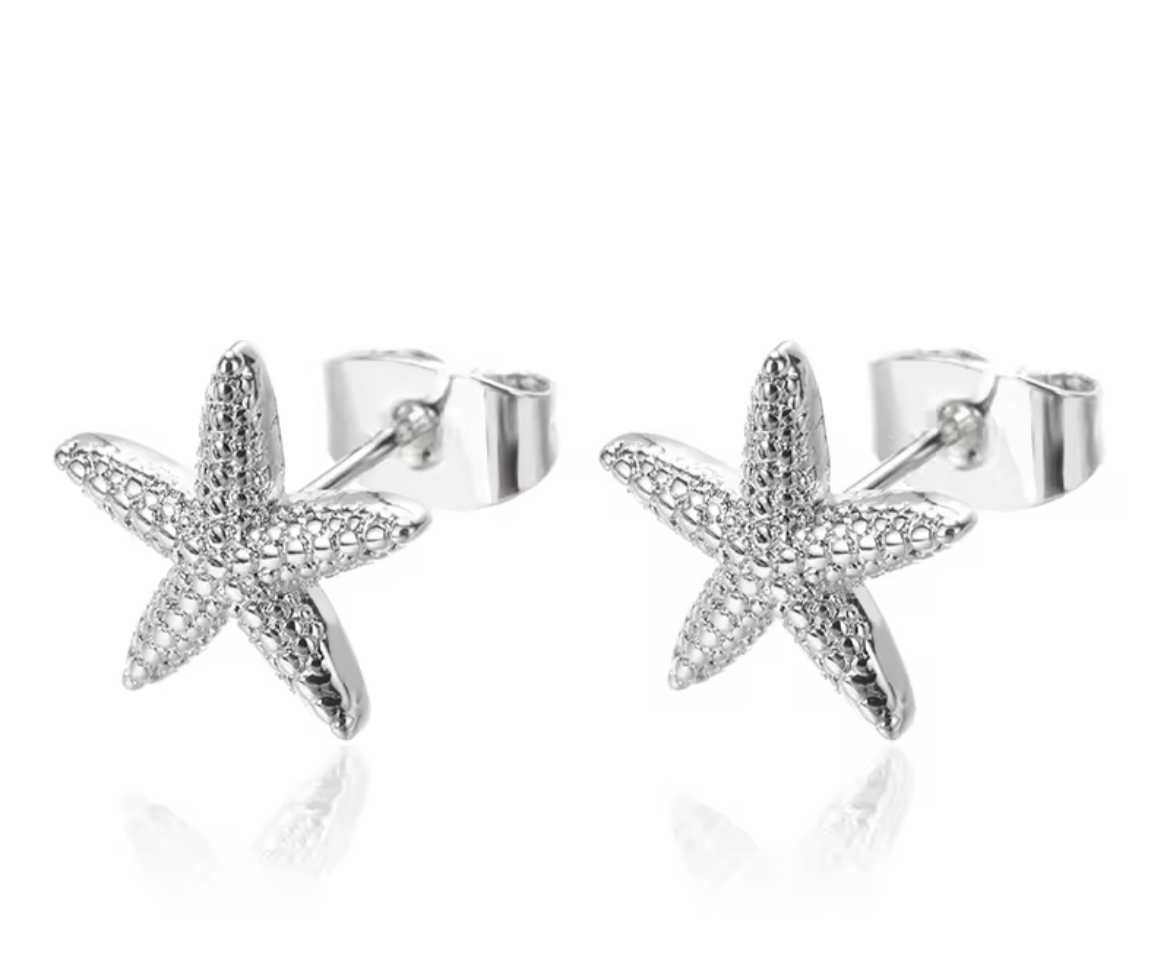 JOYERIA - Aretes Estrellas de Mar Peq.