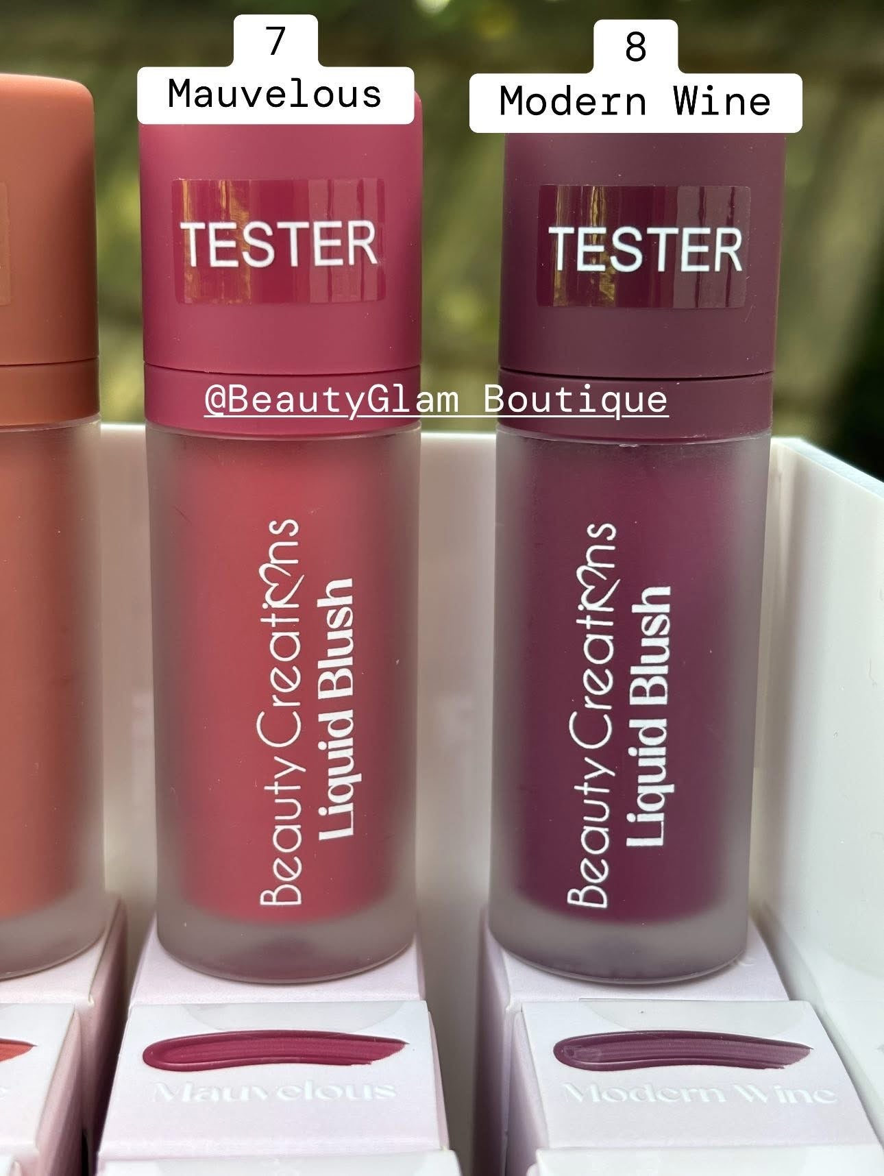 BEAUTY CREATIONS - Blush Líquidos Infusidos con Vit. E