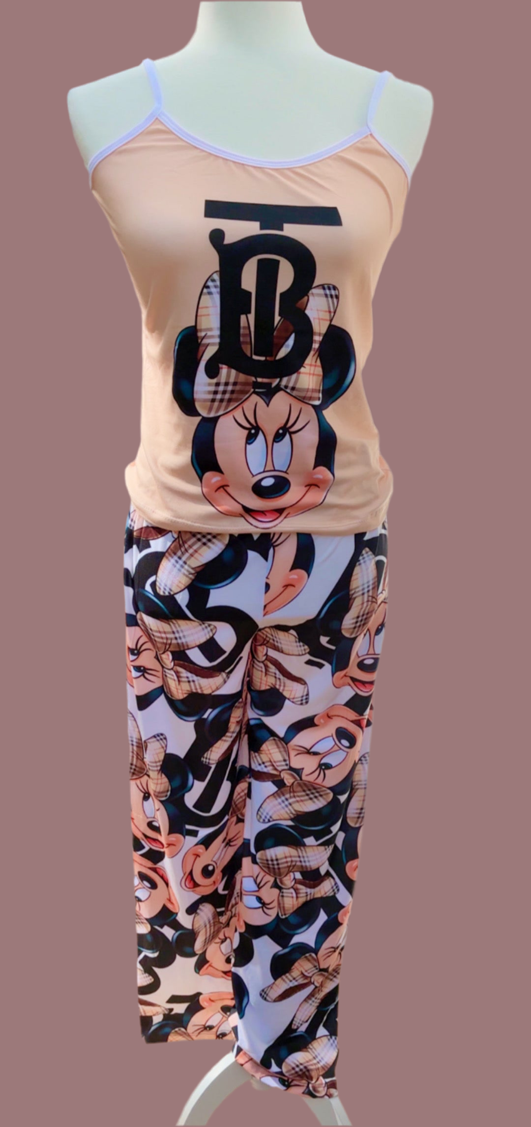 PIJAMA - MINNIE PANTALÓN LARGO 🤎