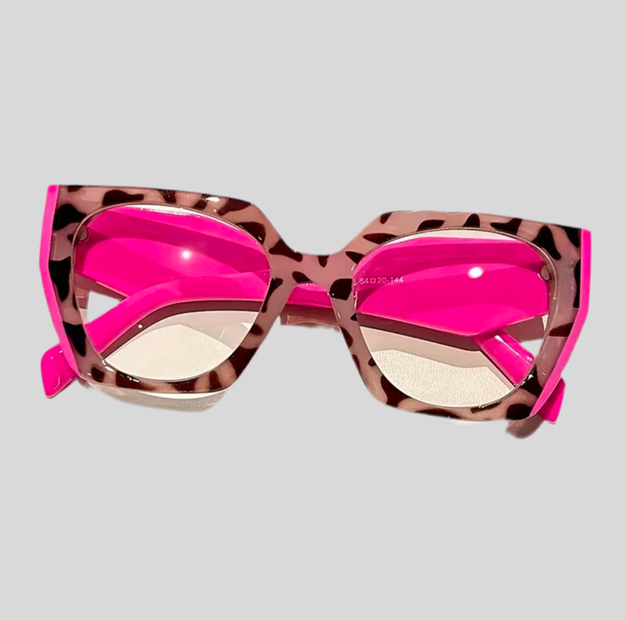 GAFAS GLAM - FUSCHIA & LEOPARDO GRUESA