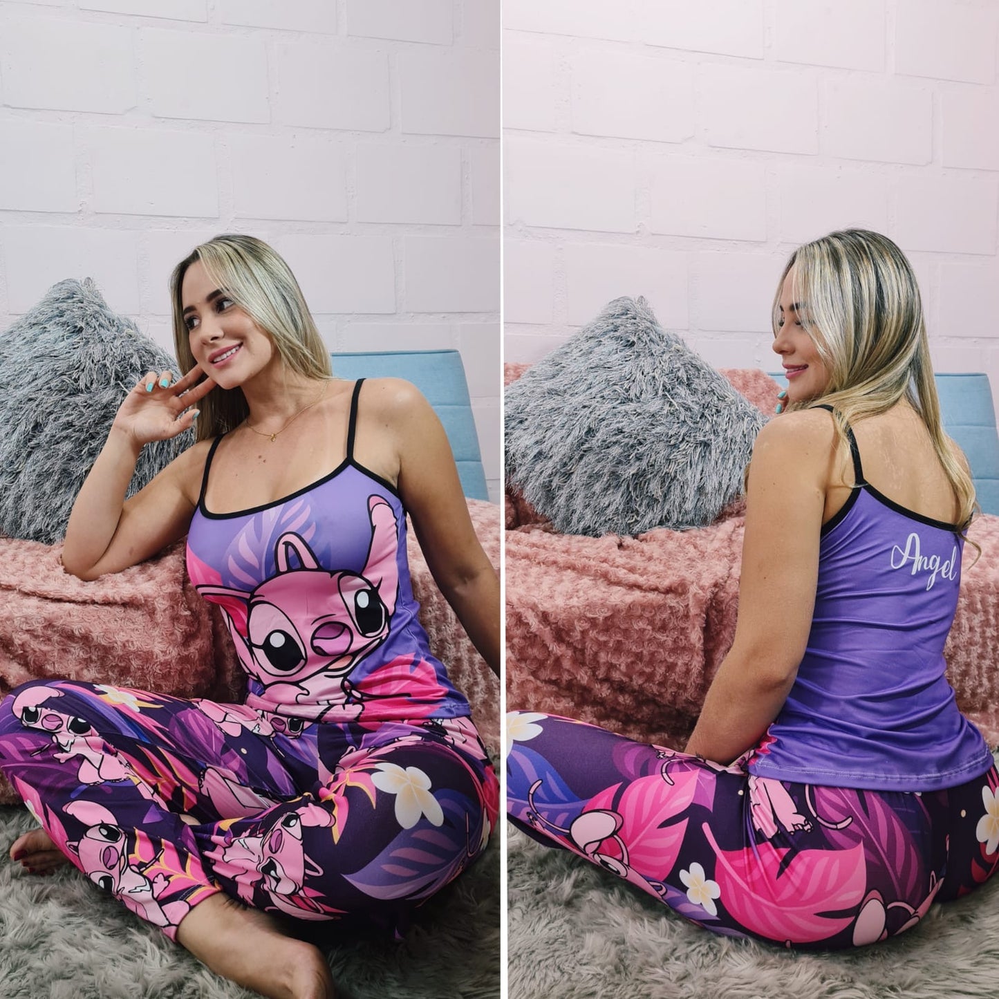 PIJAMA - ÁNGELA PANTALÓN LARGO