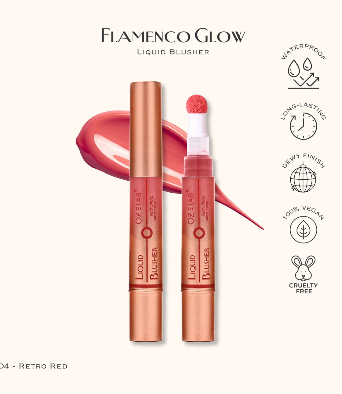 OZ LAB - Blush Liquid Flamenco Glow Natural