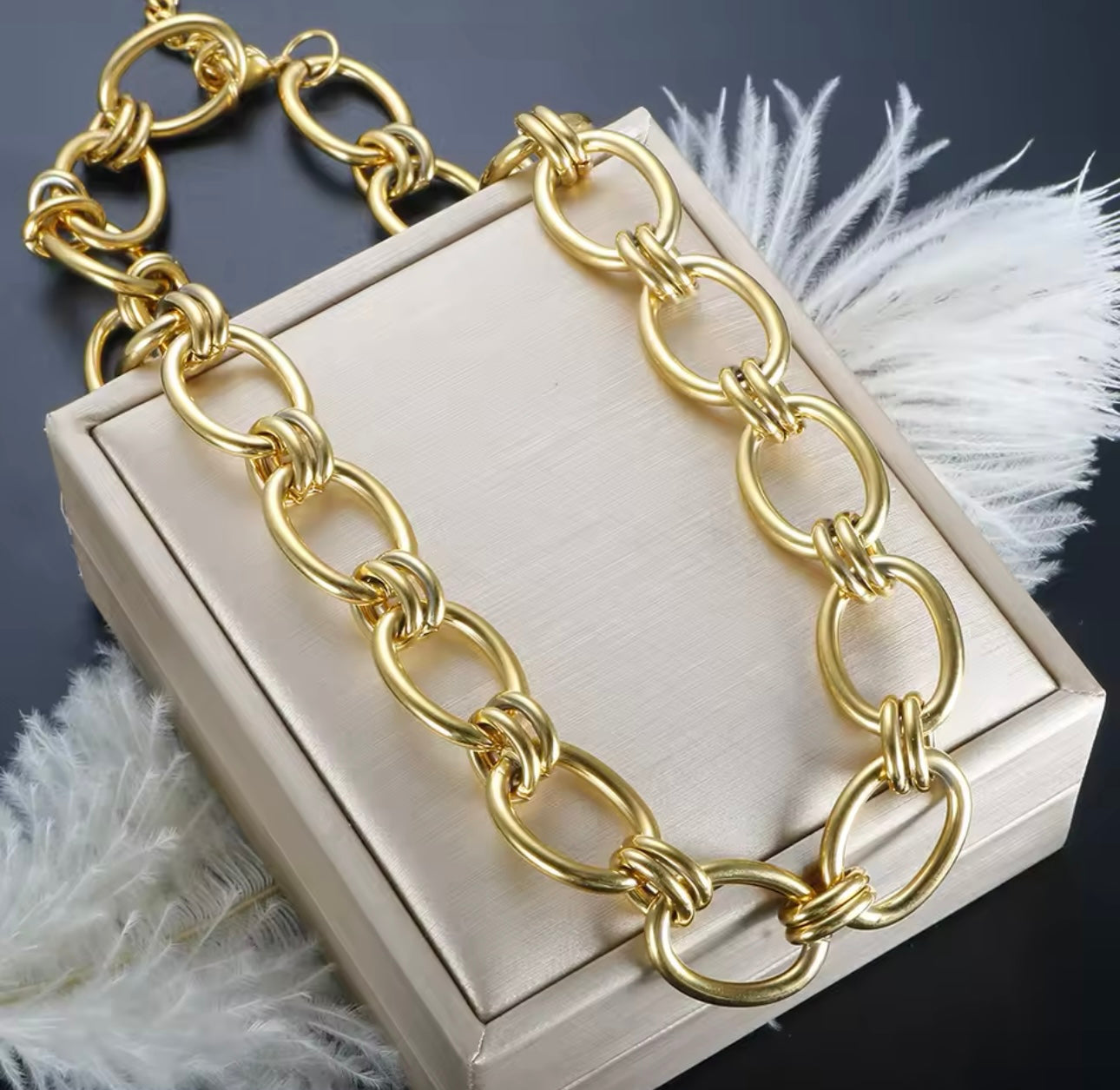 JOYERIA - Collar de Cadena Punk 1pc