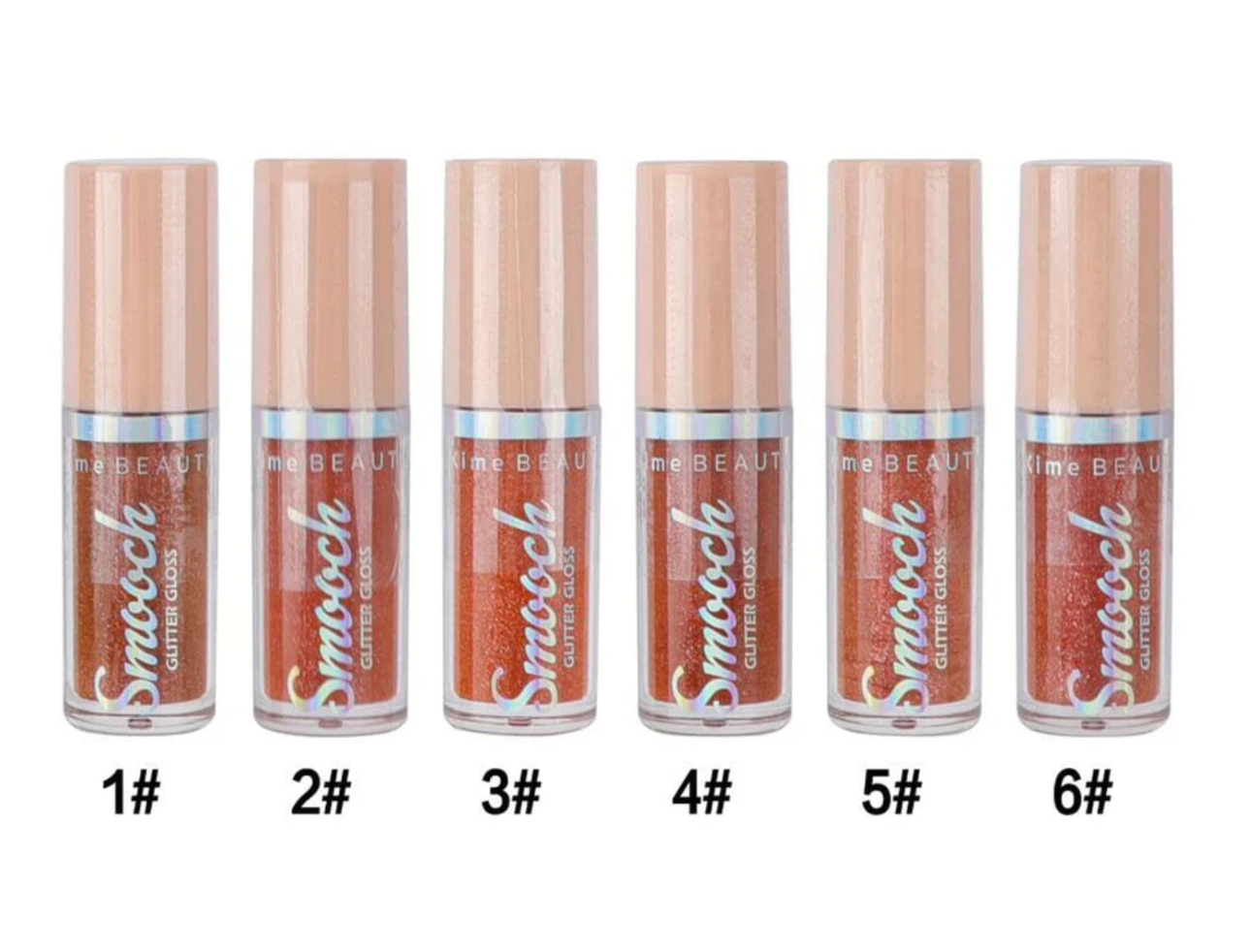 XIME BEAUTY - Smooch Glitter Gloss (Brown)