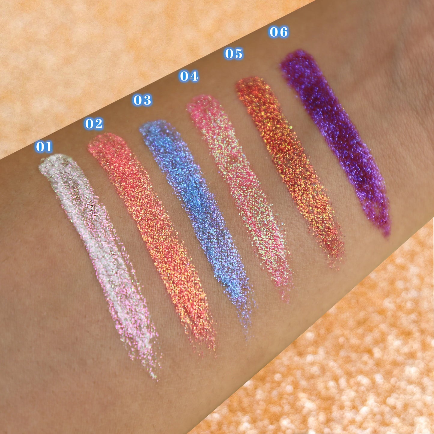 ITALIA DELUXE - STRUCK DUO-TONE LIQUID GLITTERS