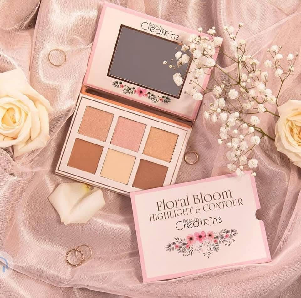Floral Bloom Highlight & Contour Palette