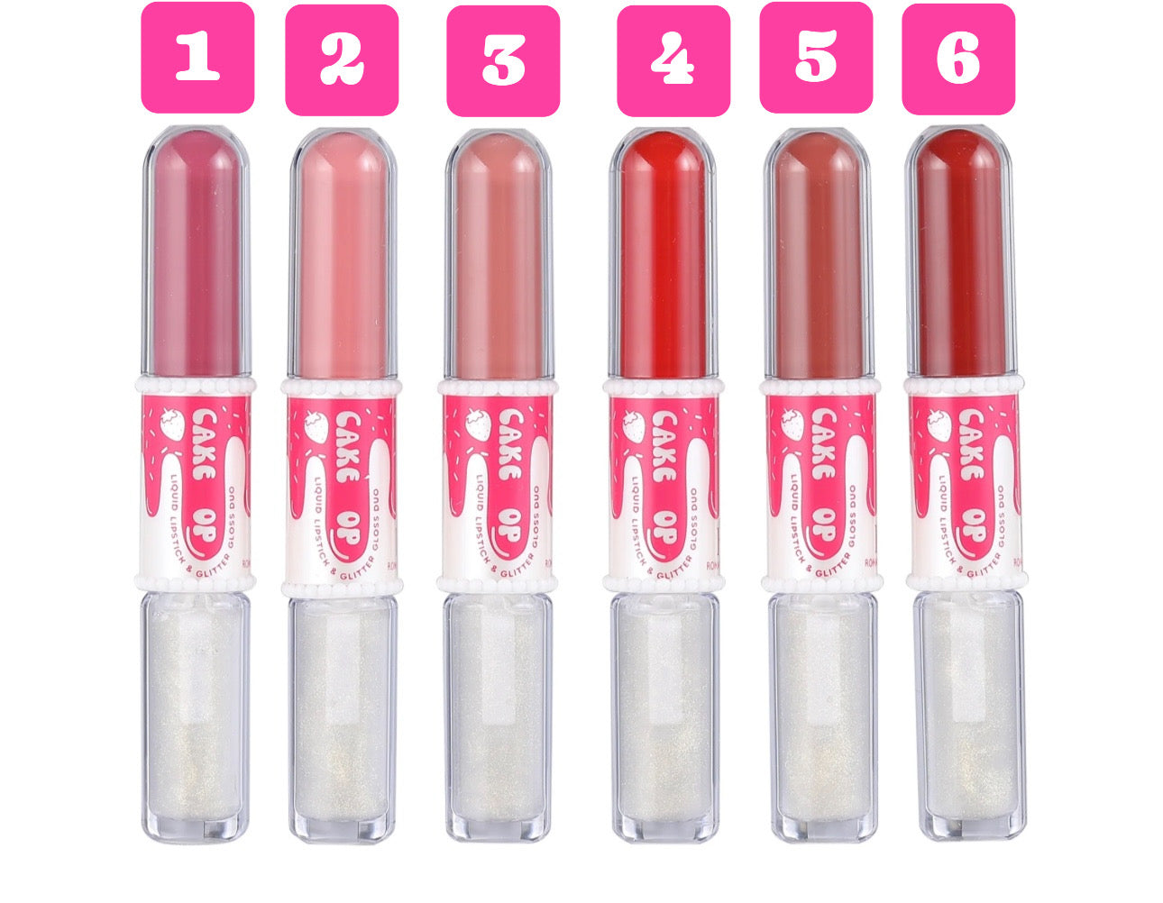 RMT - Cake Pop Liquid Lipstick & Glitter Gloss Topper DUO