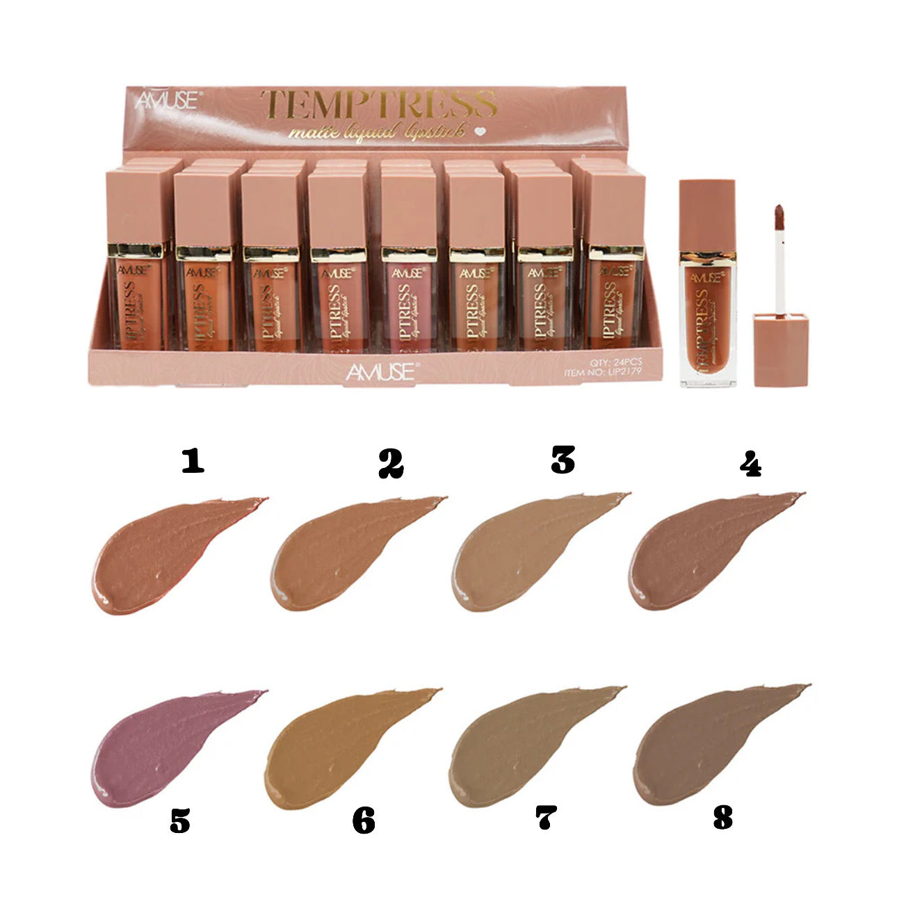 AMUSE - Temp Tress Matte Liquid Lipstick