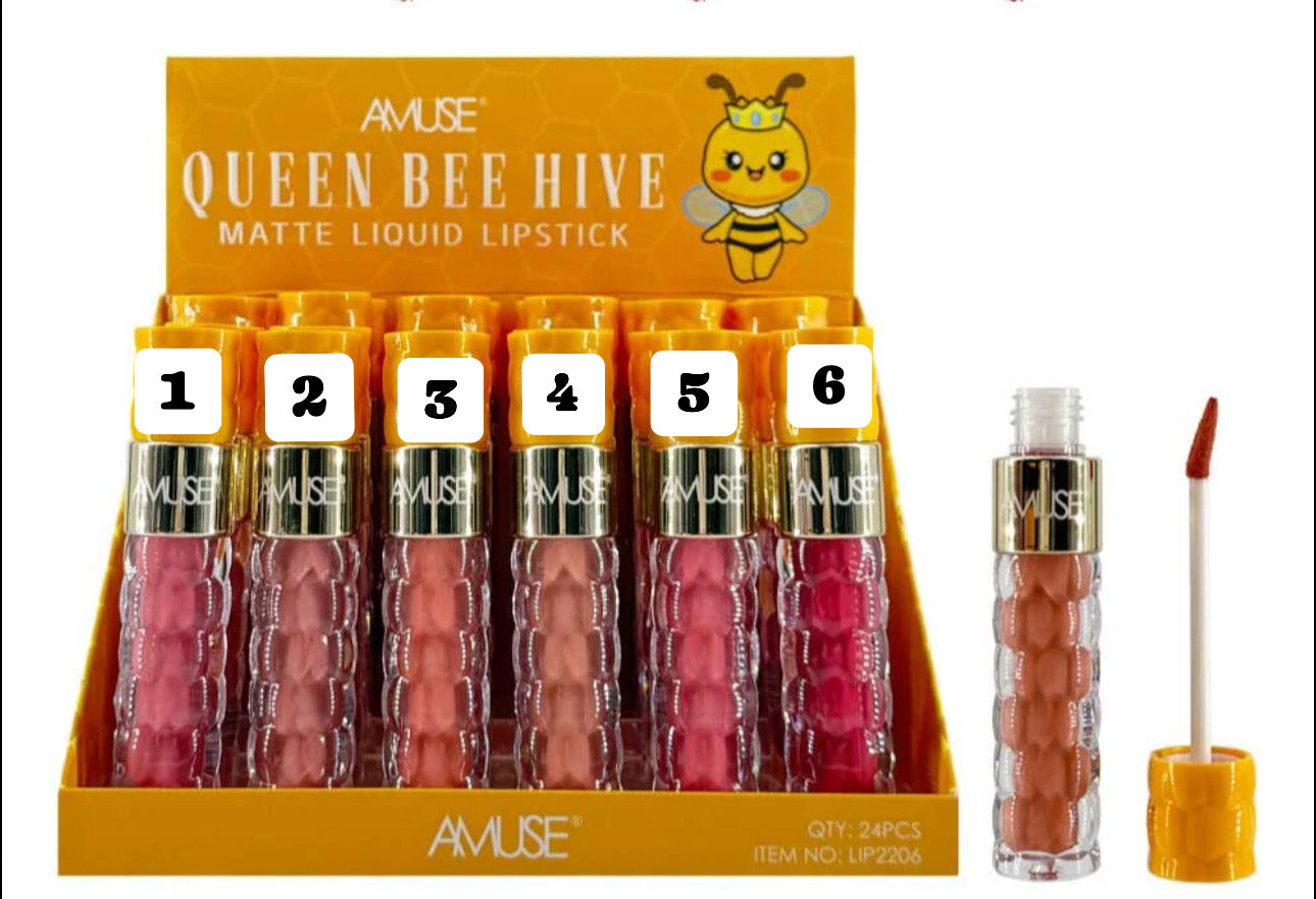 AMUSE - Queen Bee Hive Matte Liquid Lipstick 🐝💄