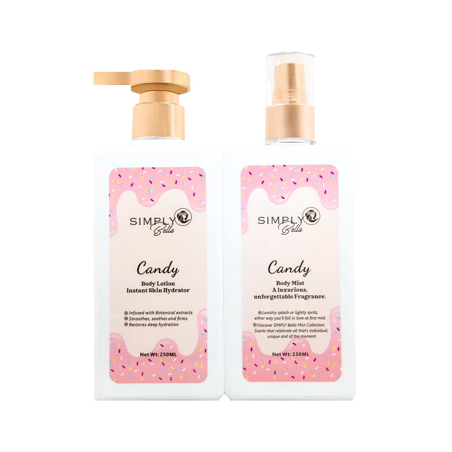 SIMPLY BELLA - Scented Indulgence Duo: Body Lotion and Body Mist Gift Set