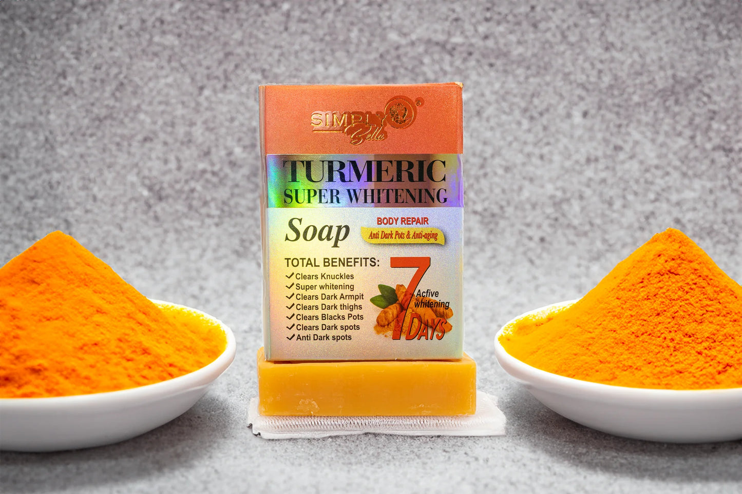 SIMPLY BELLA - SOAP TURMERIC SUPER WHITENING