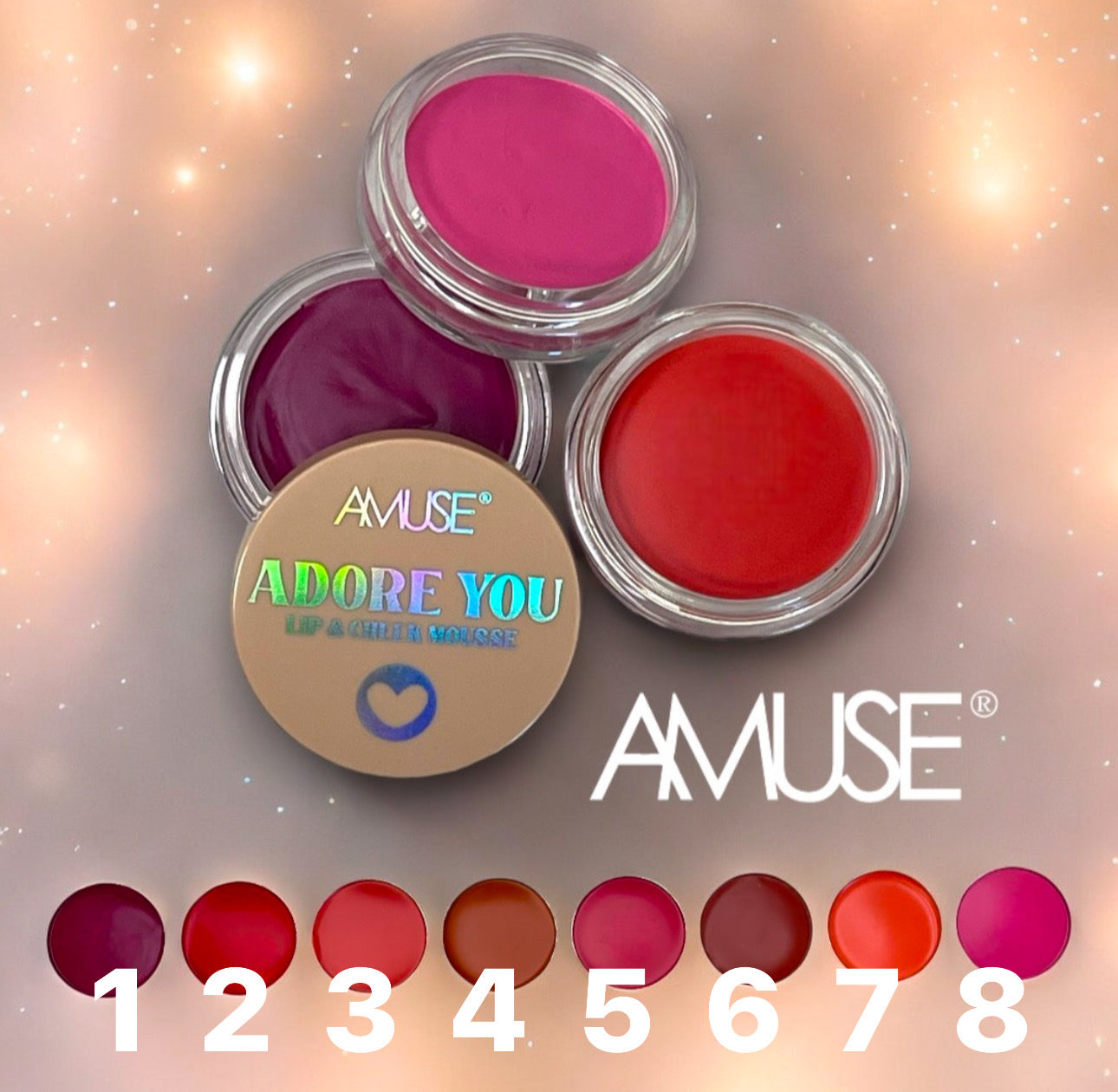 AMUSE - Adore You Lip & Cheek Mousse