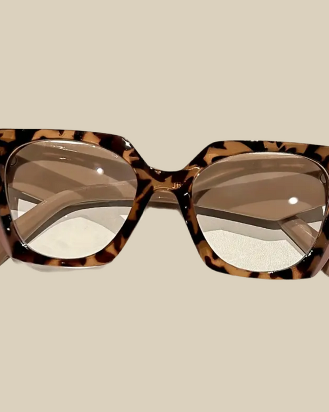 GAFAS GLAM - MAUVE & LEOPARDO GRUESA