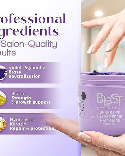 BLEST- BRASS OFF ULTRA REPAIR- HAIR MASK