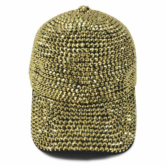 Fashion Bling Gold Hat