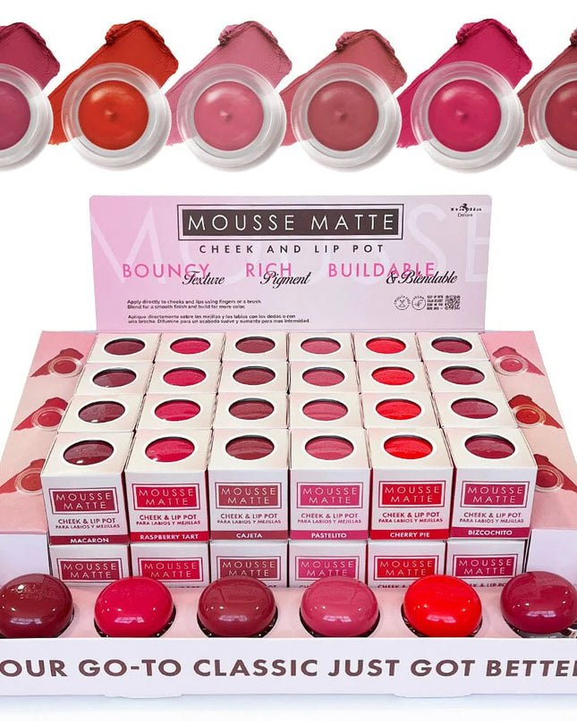 ITALIA DELUXE - Mousse Matte Cheek & Lip Pot 💋