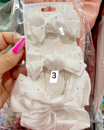 Lazo Coquette - Satinado (Tamaño M-S) 3pcs