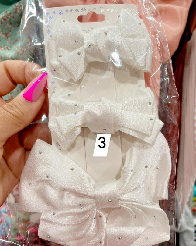 Lazo Coquette - Satinado (Tamaño M-S) 3pcs