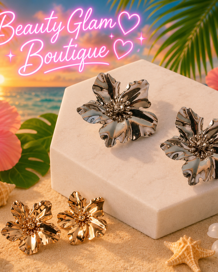 JOYERÍA FASHION - ARETES TROPICAL METAL