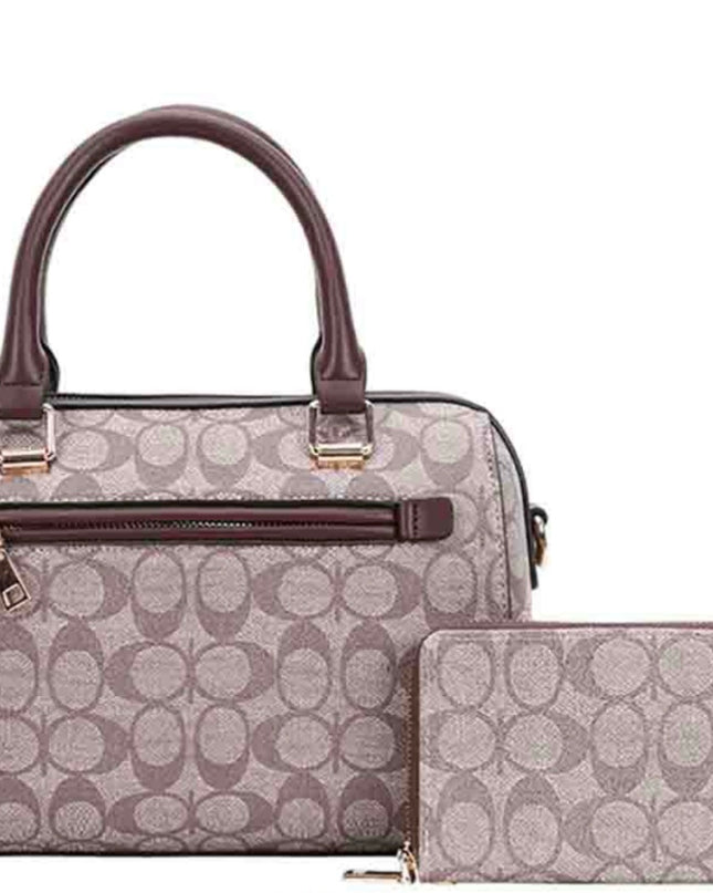 BAG WITH WALLET / INSPIRED COA-CH (BROWN) - SIZE MEDIUM