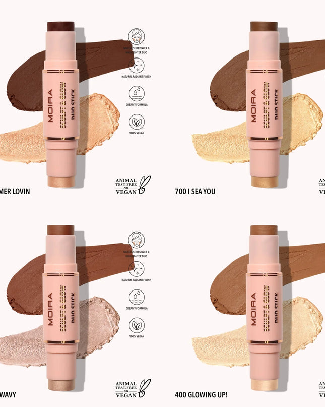 MOIRA - Sculpt & Glow Duo Stick