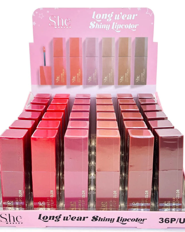 S.HE - Long Wear Shiny Lipcolor
