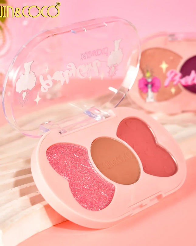 KEVIN & COCO - 🎀Bow Eyeshadow & Blush Palette 2in1 Coquette🎀