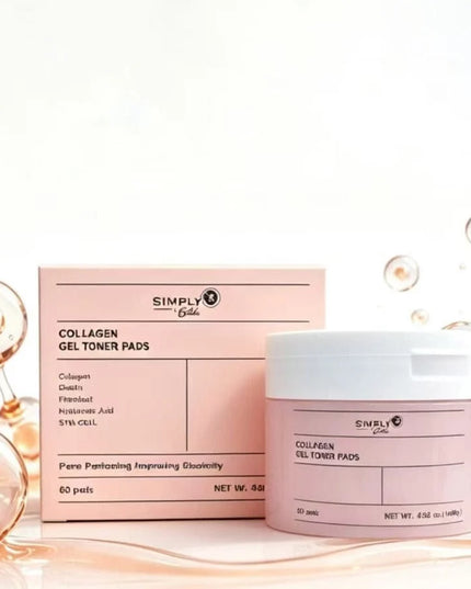 SIMPLY BELLA | COLLAGEN GEL TONER PADS 🩷