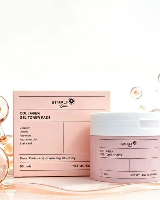SIMPLY BELLA | COLLAGEN GEL TONER PADS 🩷