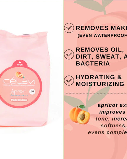 CELAVI - Makeup Remover 30Wipes