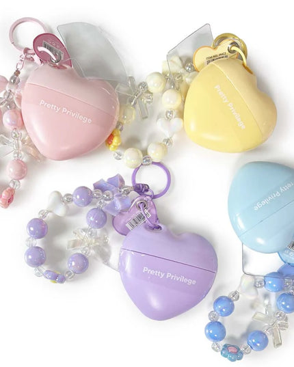 Hand Cream Heart with Keychain 💛💜🩷💙