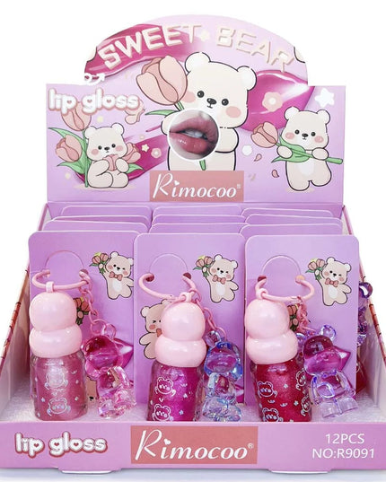 Bear Lipgloss Keychain 🐻