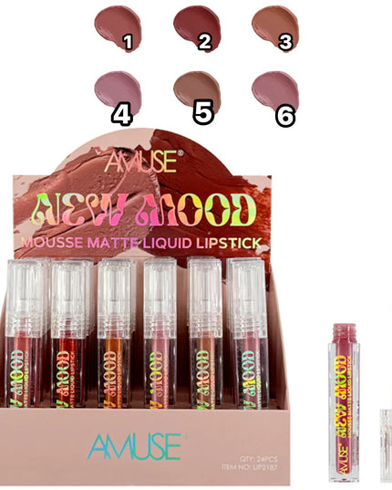 AMUSE - New Mood Mousse Matte Liquid Lipstick