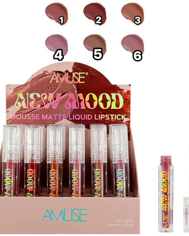 AMUSE - New Mood Mousse Matte Liquid Lipstick
