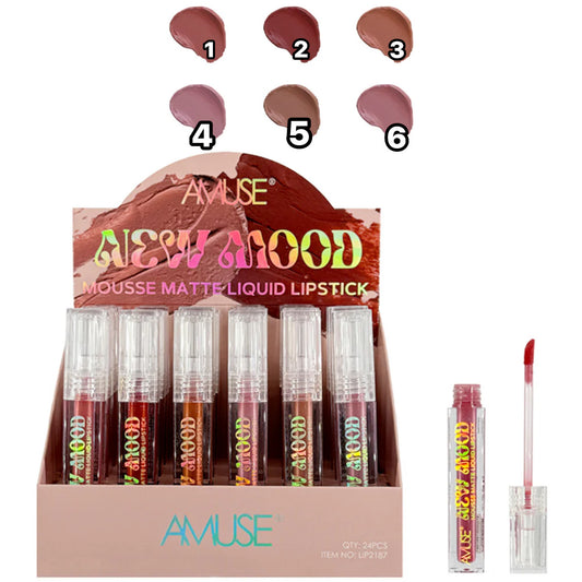 AMUSE - New Mood Mousse Matte Liquid Lipstick
