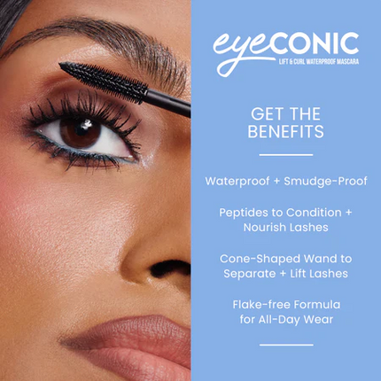 BEAUTY CREATIONS - EYE ECONIC “LIFT & CURL” WATERPROOF MASCARA 💙💦