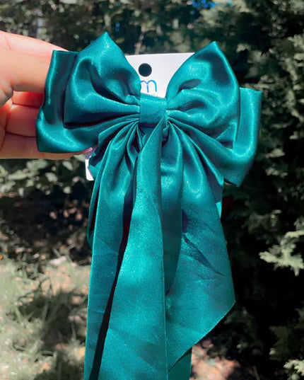 Lazo Coquette - Completamente Satinado (Tamaño Grande) 1pc